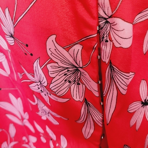 REVOLVE Camila Coelho Leonora Maxi Top/ Dress Floral Red - Picture 9 of 12